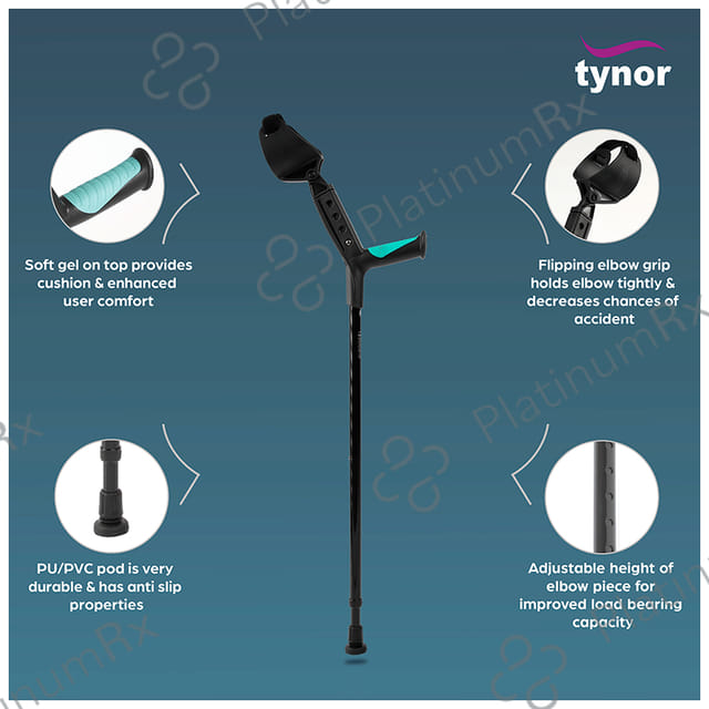 Tynor L 13 Elbow Crutch Adjustable Universal 1s