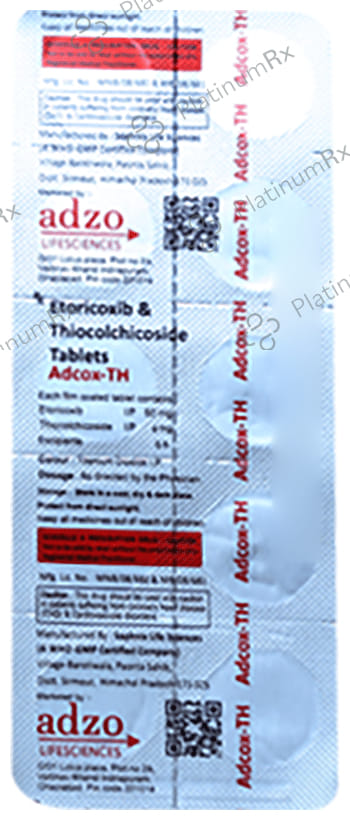 Adcox TH 60/4mg Tablet 10s