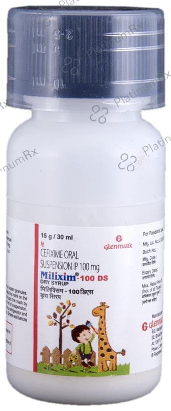 Milixim 100mg DS Dry Syrup 30ml