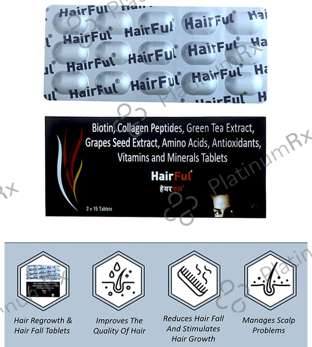 HairFul Tablet for Women & Men Hair Care