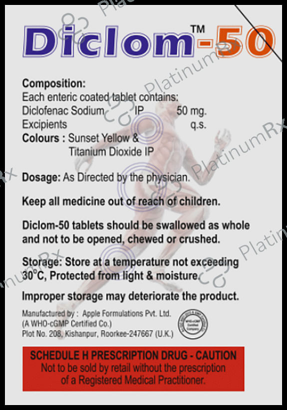 Diclom 50 Tablet
