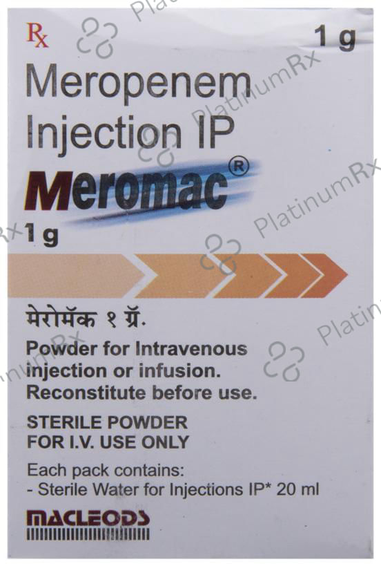 Meromac 1gm Powder For Injection 1s