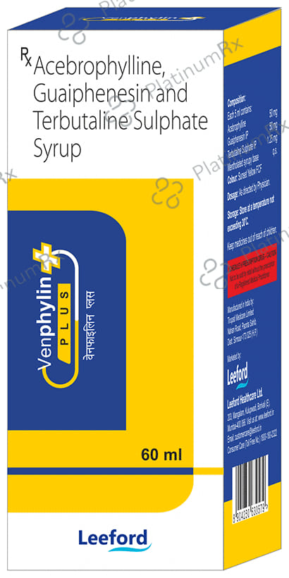 Venphylin Plus 1.25/50/50mg Syrup 60ml