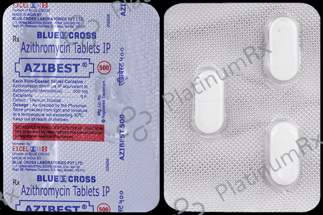 Azibest 500mg Tablet 3 Tablet