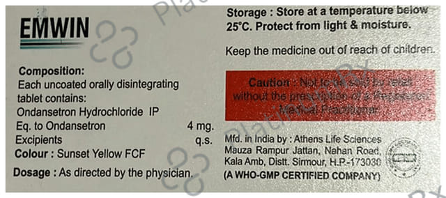 Emwin 4mg Tablet MD 10s