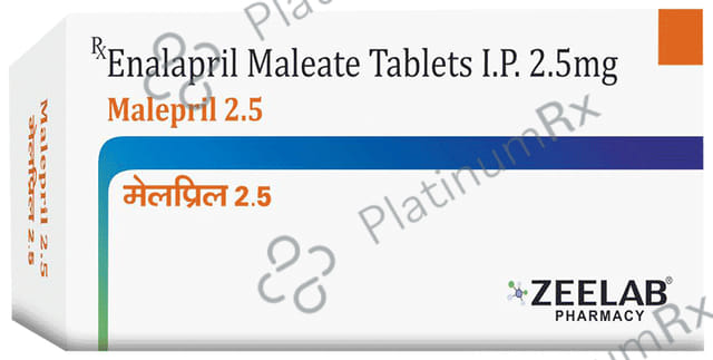 Malepril 2.5mg Tablet 10s