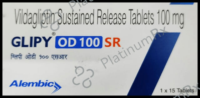 Glipy OD 100mg Tablet SR 15s