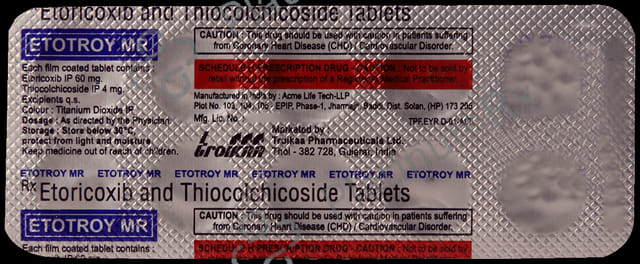 Etotroy MR 60/4mg Tablet 10s