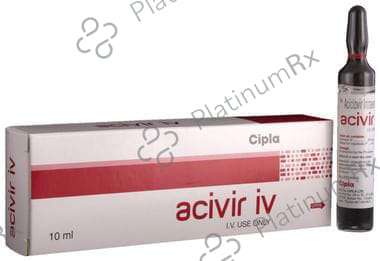 Acivir IV 25mg Injection 1s