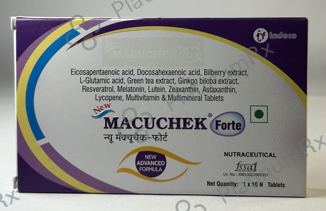 New Macuchek Forte Tablet 10s