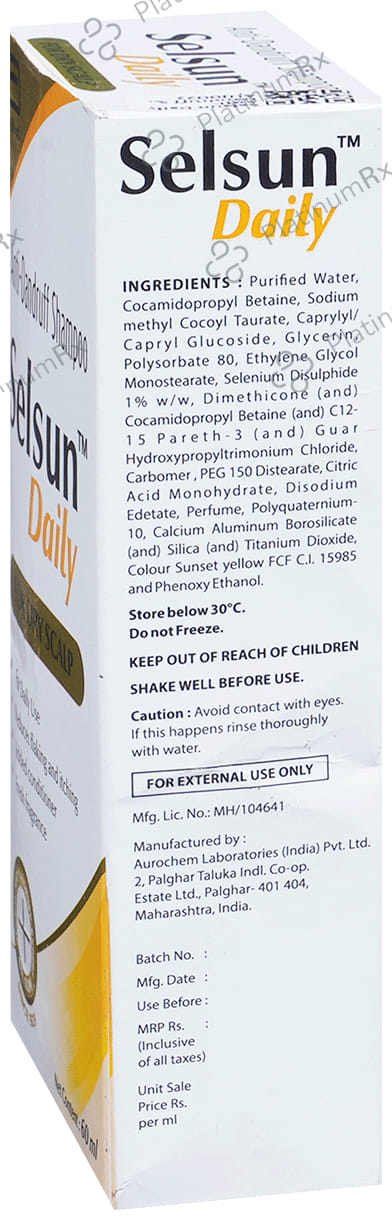 Selsun Daily Anti Dandruff Shampoo 60ml