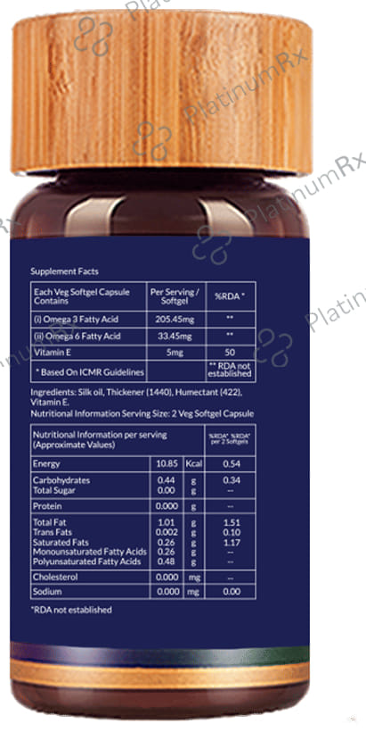 Biogetica Omega+++ Vege Softgel Capsule 30s