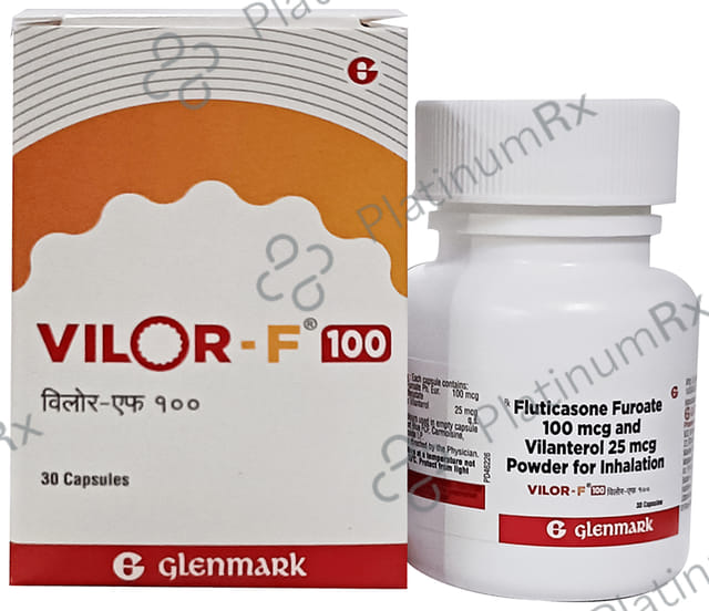 Vilor F 100/25mcg Capsule 30s
