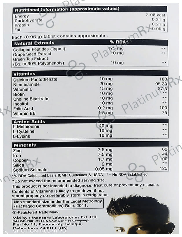 HairZon Biotin 10000mcg Tablet