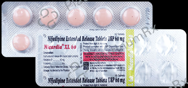 Nicardia XL 60 Tablet 10 Tablet ER