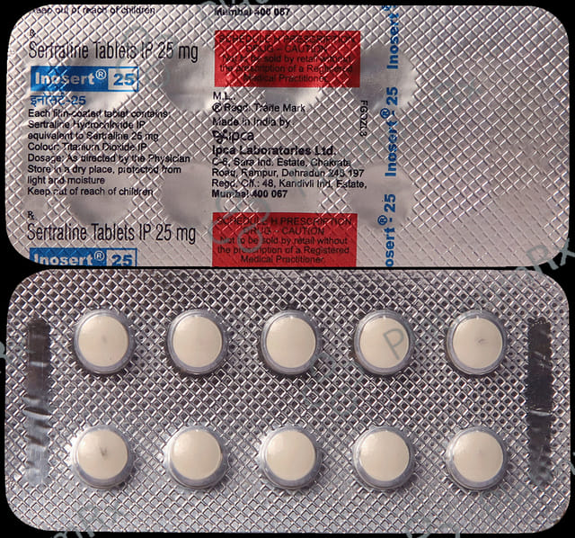 Inosert 25mg Tablet 10s
