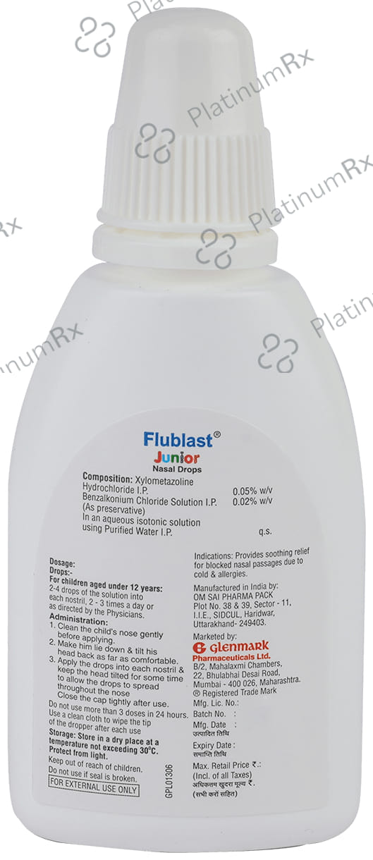 Flublast 0.05% Junior Nasal Drop 10ml