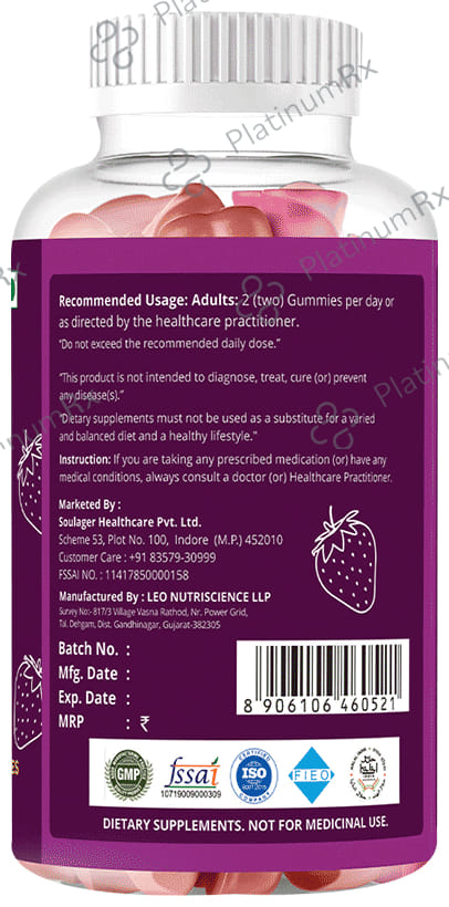 Simply Herbal Hair Vitamin Gummies with Biotin