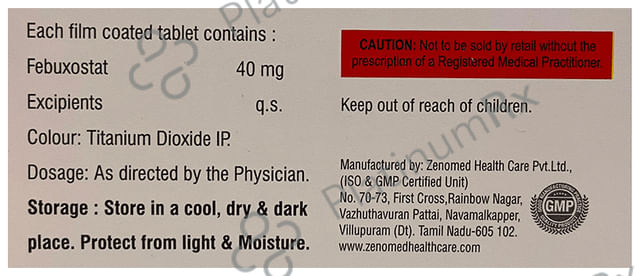 Febusez 40mg Tablet SR
