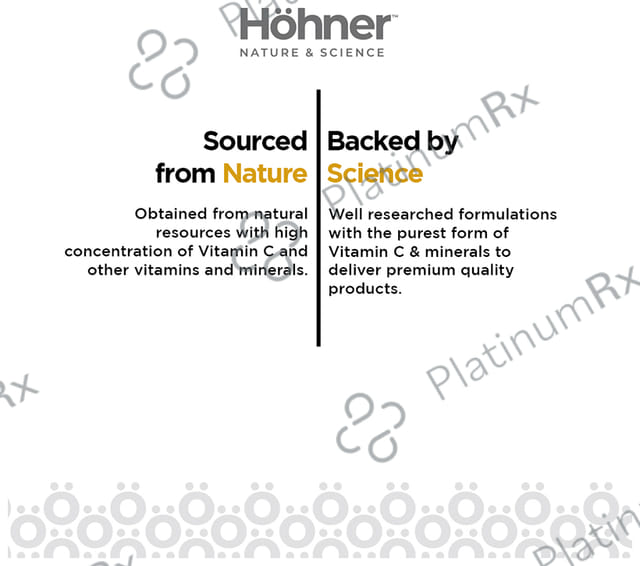 Hohner Vitamin C+ Chewable Orange Sugar Free Tablet 60s