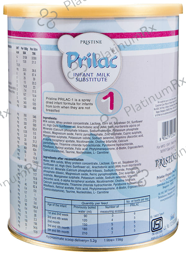 Prilac Infant Milk Stage 1 Powder 400gm