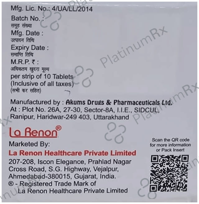Sitahenz PM 500/15/100mg Tablet 10s