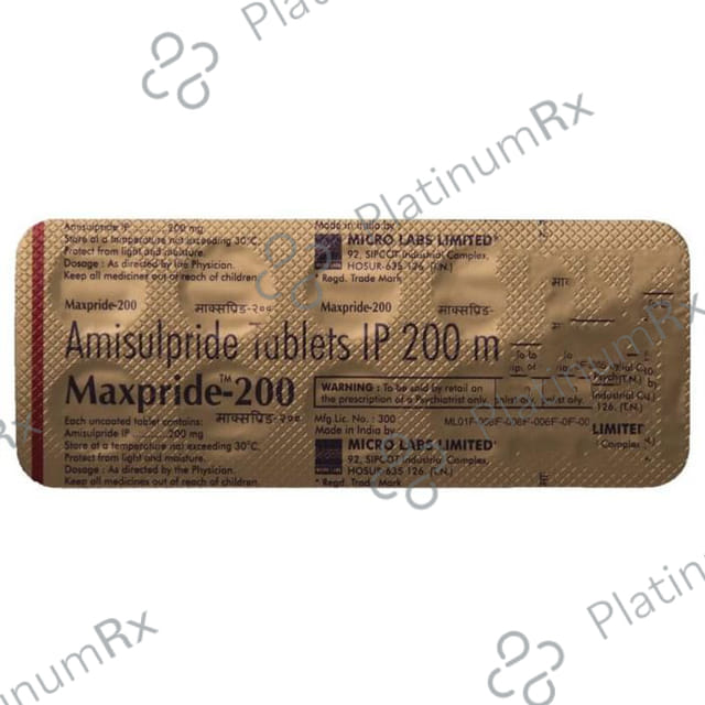 Maxpride 200mg Tablet 10s