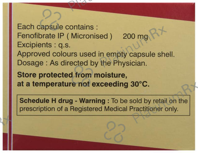 Lipicard 200mg Capsule 10s