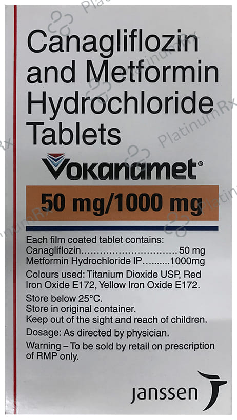 Vokanamet 50/1000mg Tablet 60s