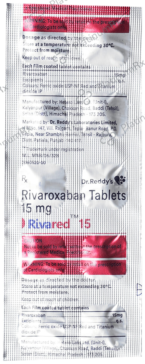 Rivared 15mg Tablet