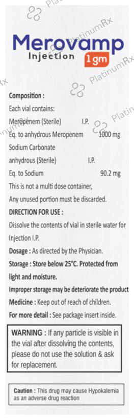 Merovamp 1gm Injection 1s