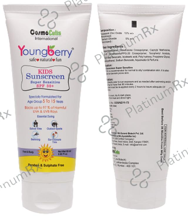 Youngberry Kids Sunscreen Cream