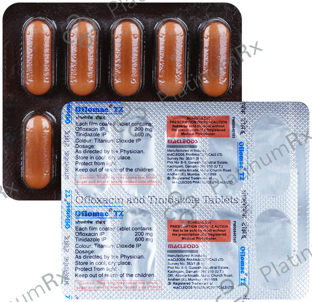 Oflomac TZ 200 mg/600 mg Tablet 10s