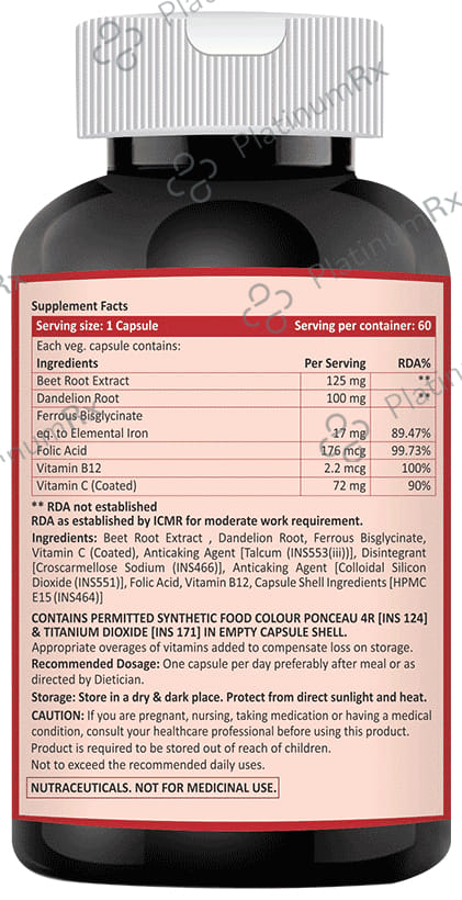 Hiral Health Hemral Plus Veg Capsule