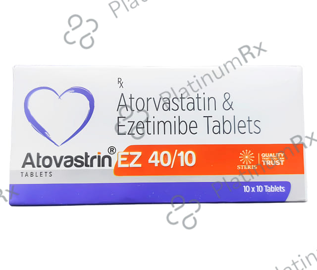 Atovastrin Ez 40/10mg Tablet 10s