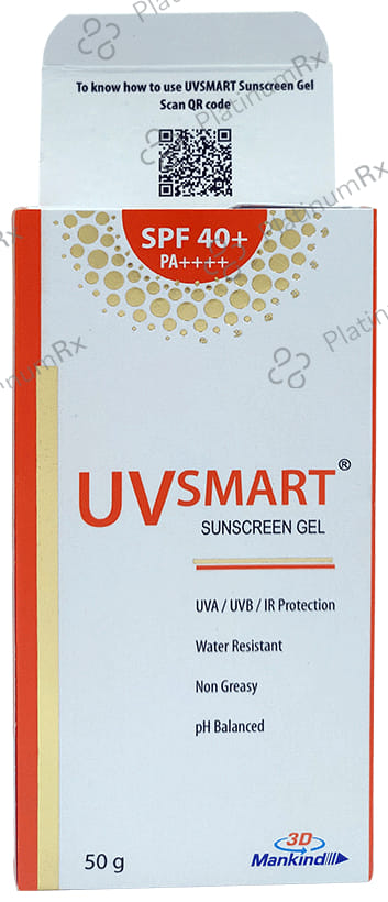 UVsmart SPF 40+ Gel 50gm