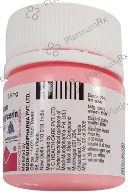 Nitrocontin 2.6mg CR Tablet 30s