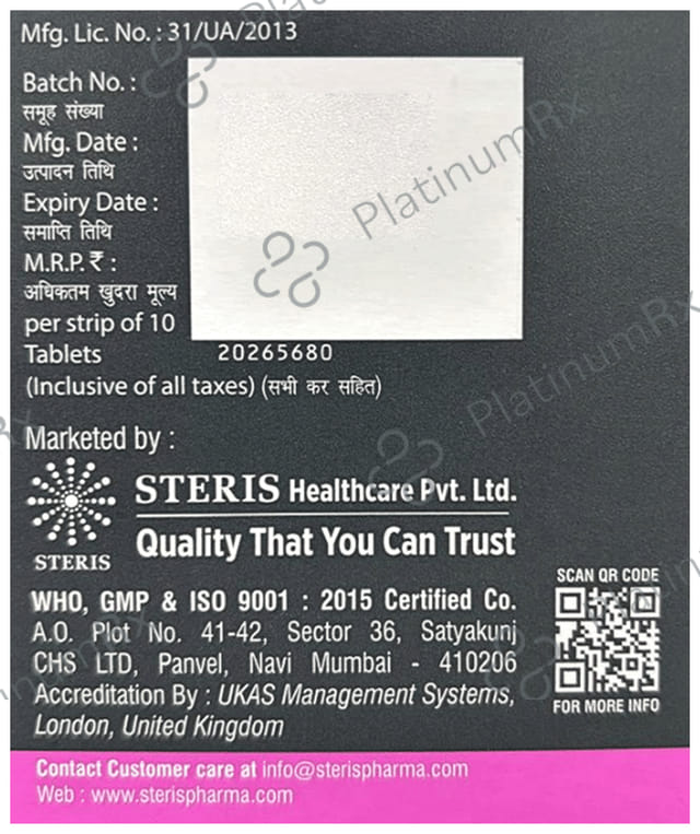 Gliempaflozin Met ER 25/1000mg Tablet 10s