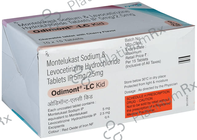 Odimont LC Kid 2.5/5mg Tablet 15s