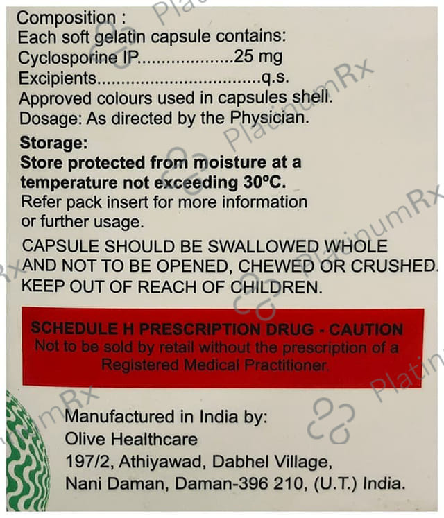 Cyclophil ME 25 Capsule