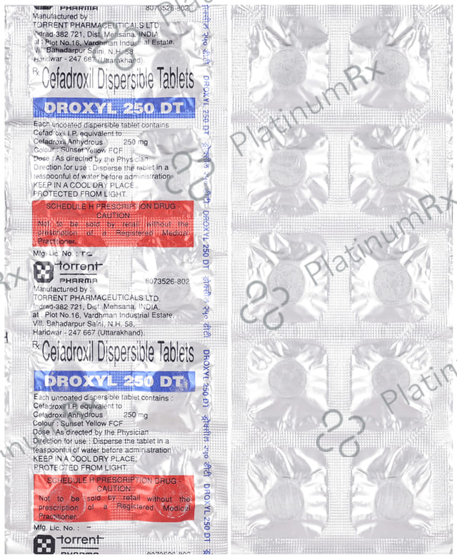 Droxyl 250mg Tablet DT 10s