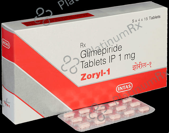 Zoryl 1mg Tablet 15s
