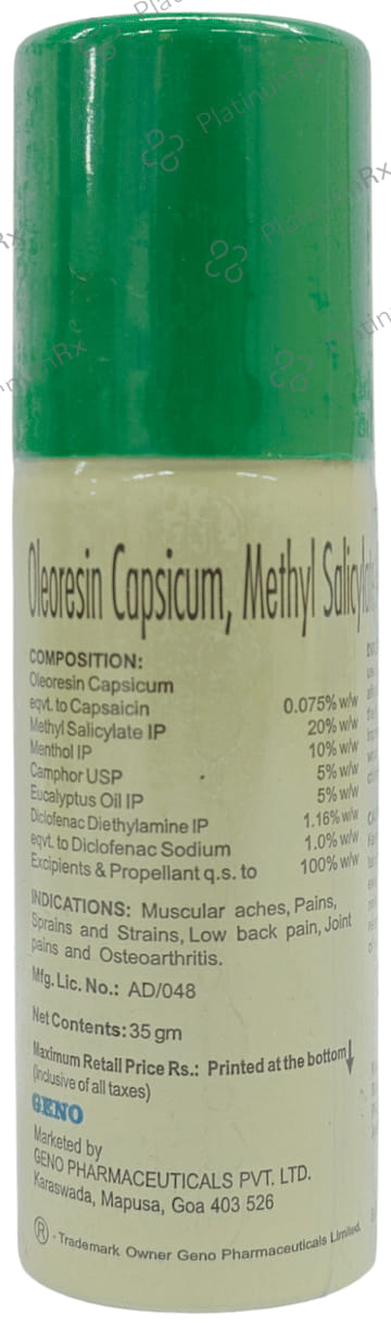 Myolaxin D Spray 35gm