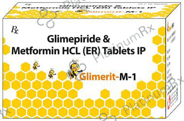 Glimerit M 1mg/500mg Tablet