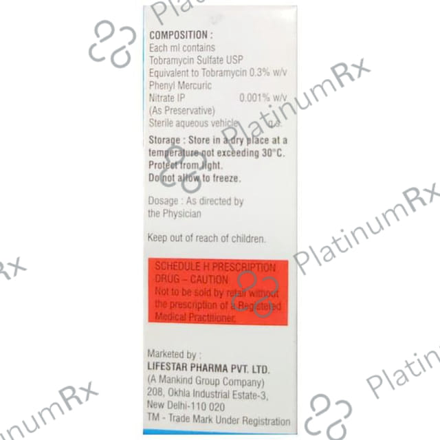 Tobastar 0.3% Eye Drop 5ml