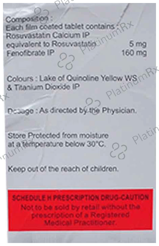 Rosufit F 5/160mg Tablet 15s