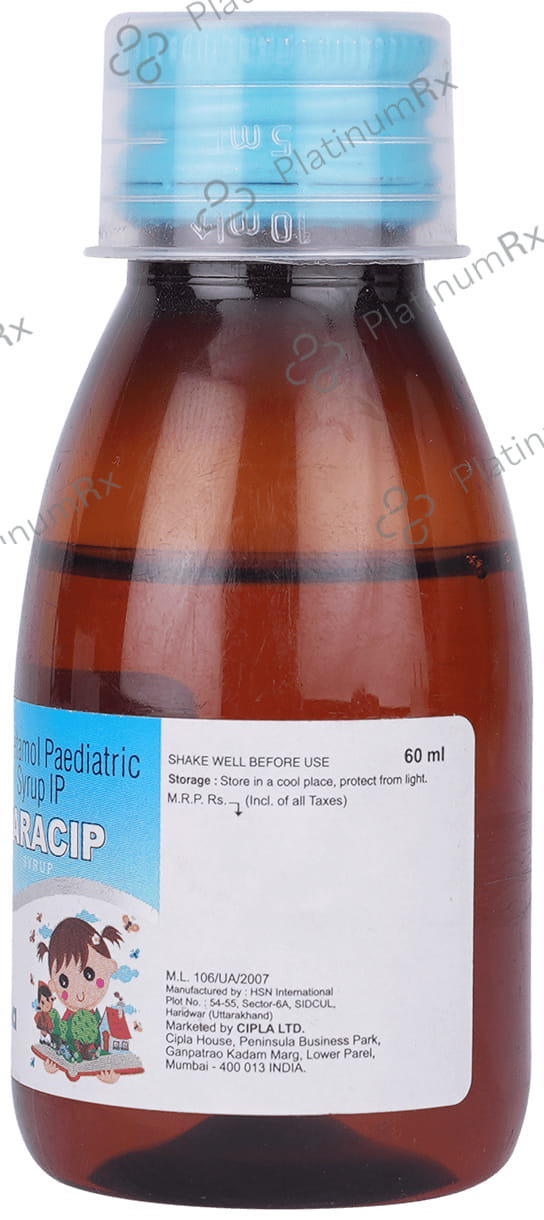 Paracip 125mg Syrup 60ml
