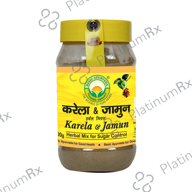 Basic Ayurveda Karela Jamun Herbal Mix Powder