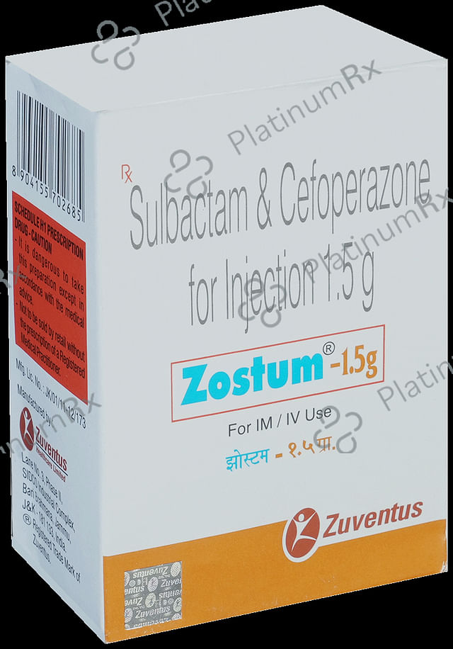 Zostum 1.5gm Injection 1s