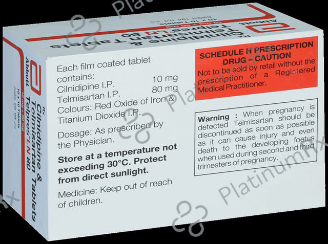 Telpres LN 80/10mg Tablet 10s
